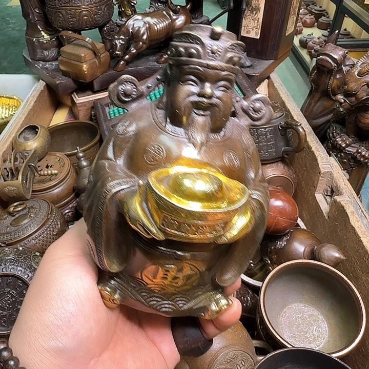 铜器办公室茶室摆件