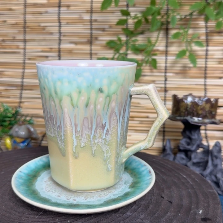 陶瓷景德镇高温颜色釉咖啡杯