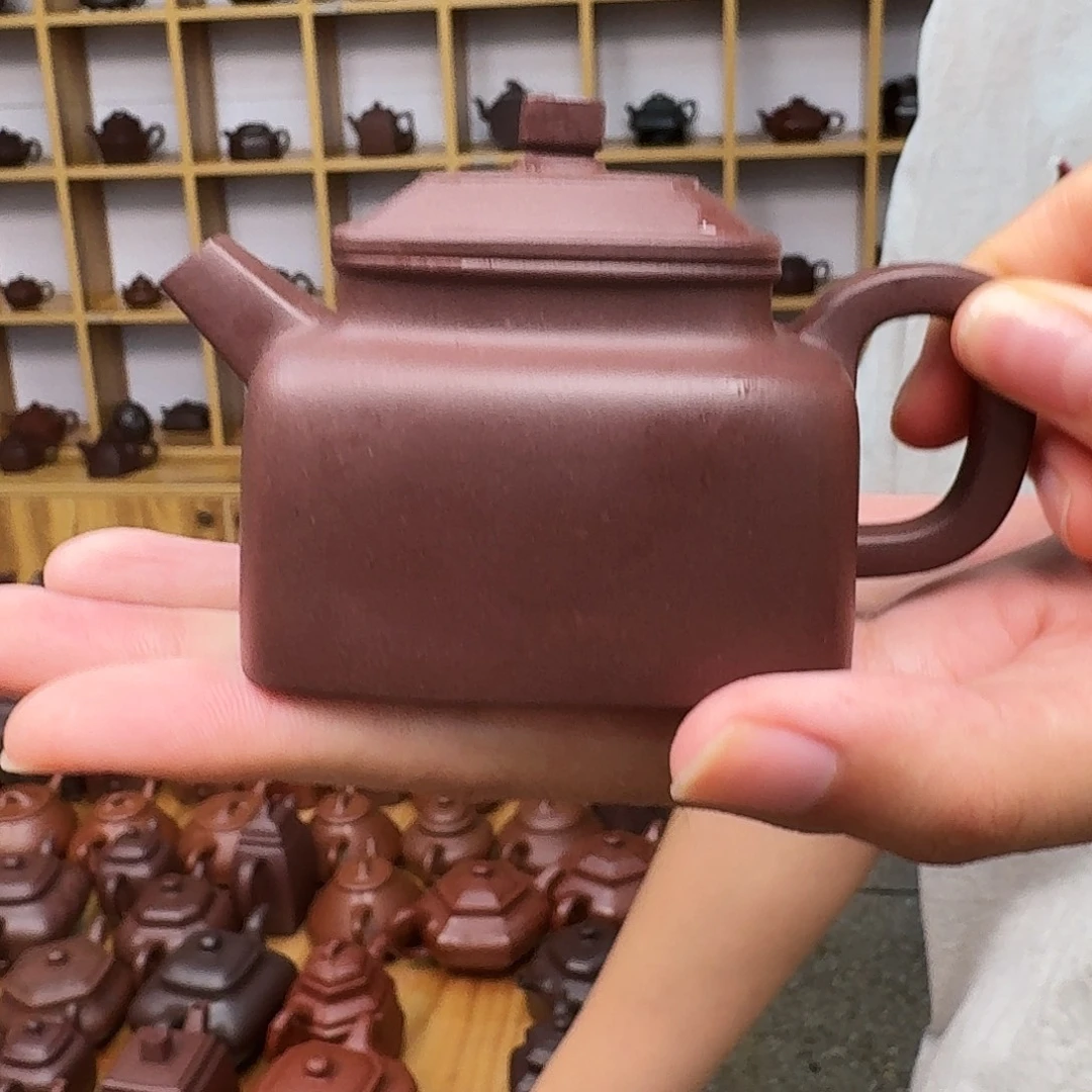 茶壶紫砂四方德钟160cc