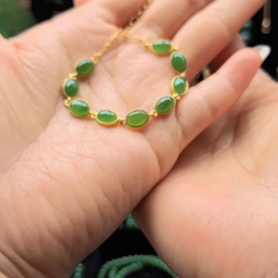 和田玉（碧玉）未镶嵌颈饰手