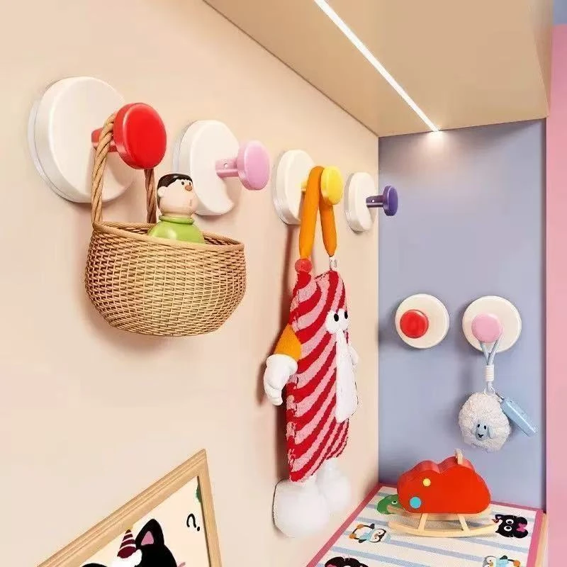 （4个装）多巴胺吸盘挂钩不伤墙面吸盘玄力承重免打孔多巴胺吸盘挂