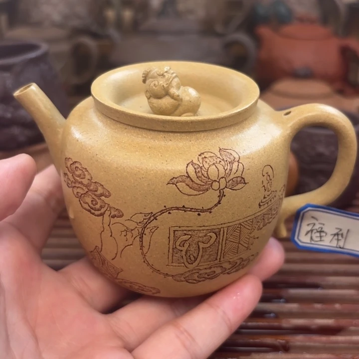 紫砂茶壶貔貅聚宝盆本山段170c