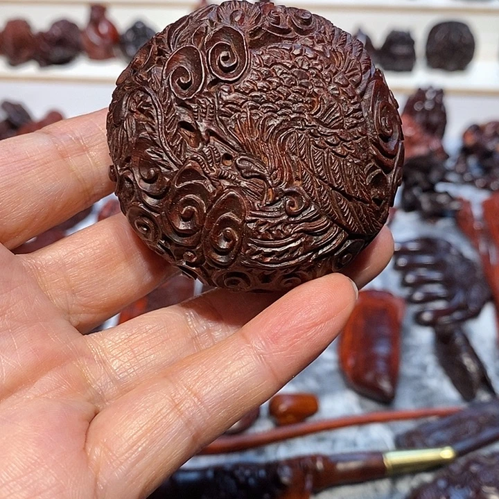 把件小叶紫檀刚***?印度小叶紫檀手把件