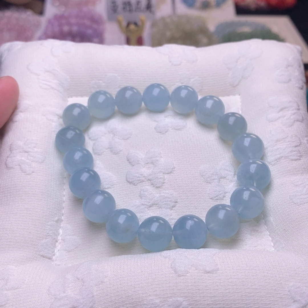 手串水晶未镶嵌海蓝宝卡11