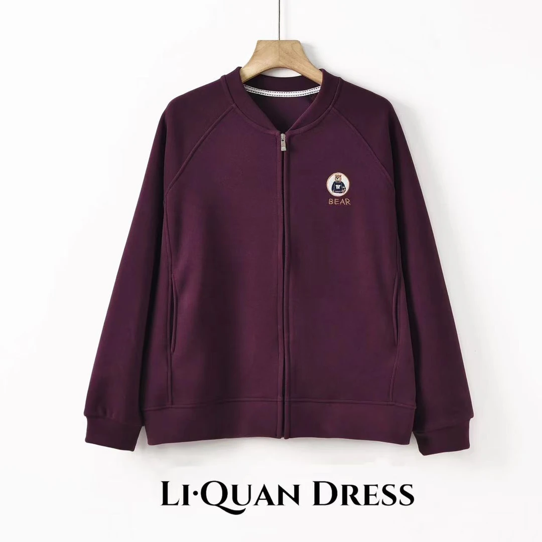 991-秋冬款Bear熊拉链款外套  芸茉