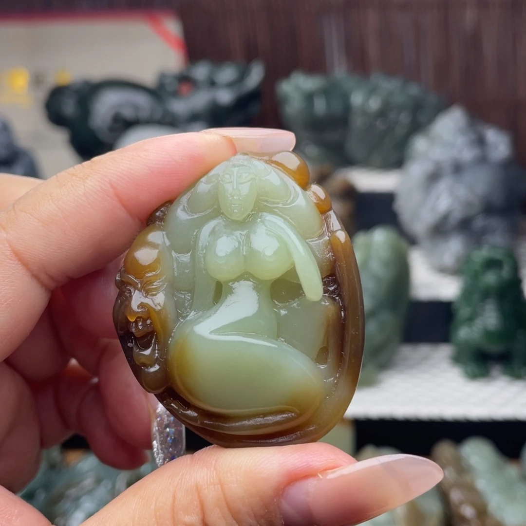 未镶嵌和田玉挂件无*