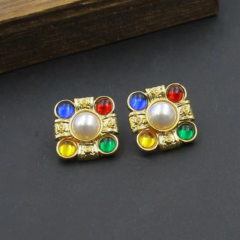 铜合金耳饰  H012   气质轻奢百搭小众简约ins精致小众温柔