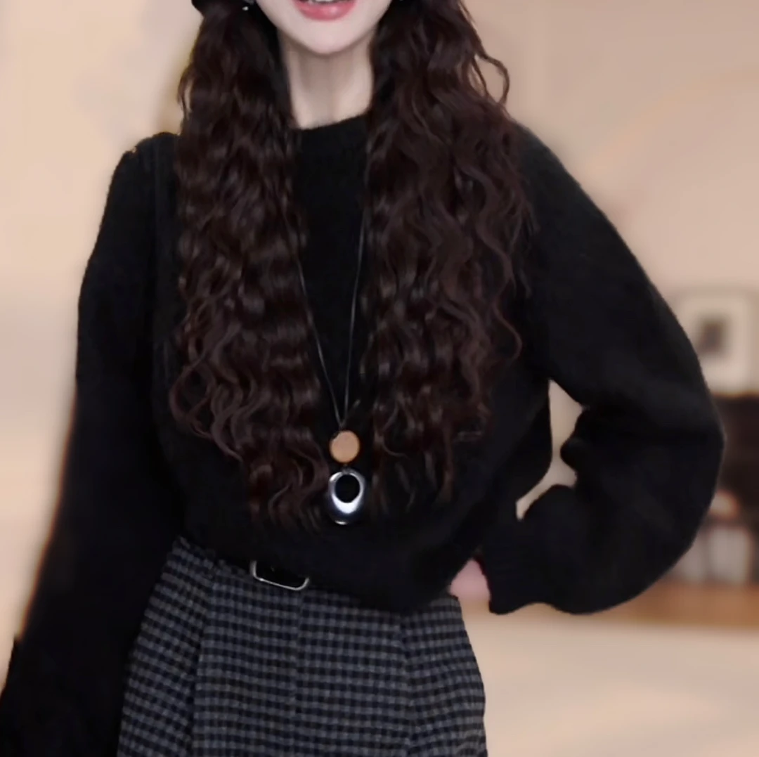 963251425黑色毛衣枫枫家优选专享链接H-88