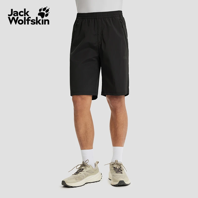 JackWolfskin狼爪男子速干短裤防泼水防晒UPF50+短裤5521133-6000