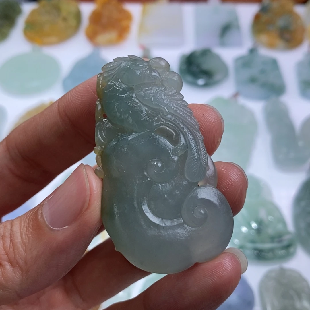 定制翡翠未镶嵌英明神武