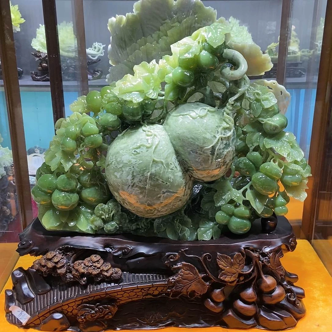 【闪购商品】未镶嵌蛇纹石玉家居摆件