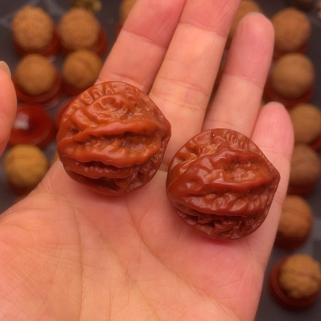 把件文玩核桃干刷血麒麟