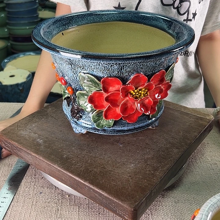 泳坤堂石湾盆陶瓷