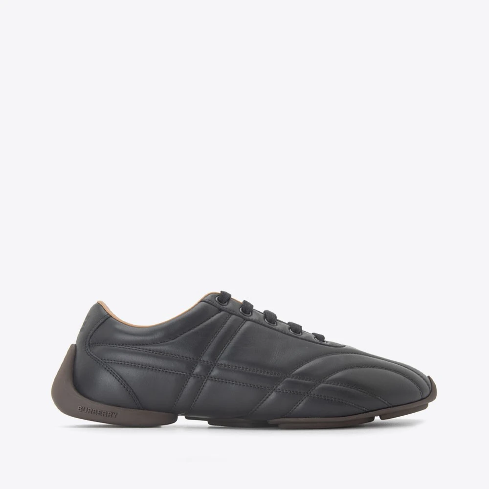 BURBERRY博柏利春夏牛皮系带圆头平底低帮男鞋运动休闲鞋8049695