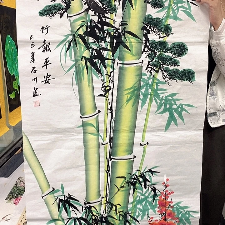 国画国画手绘作品