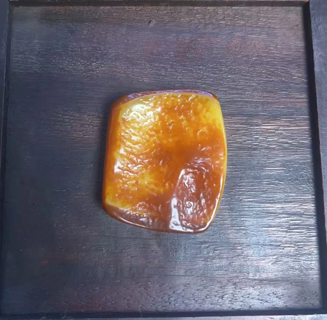 祥瑞原皮蜡手把件a088