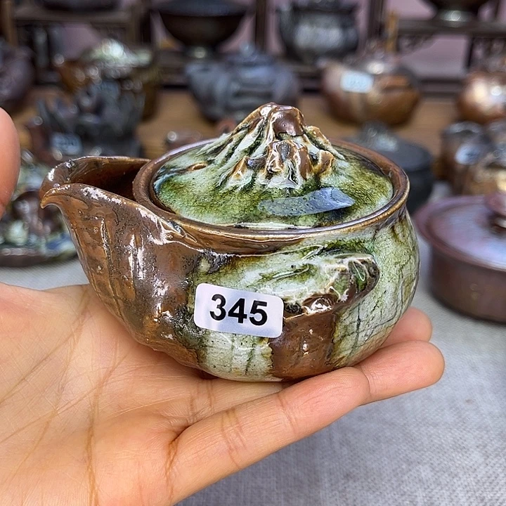 裸柴烧陶瓷手工茶器