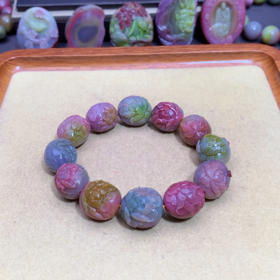 手链玛瑙未镶嵌盐源特价