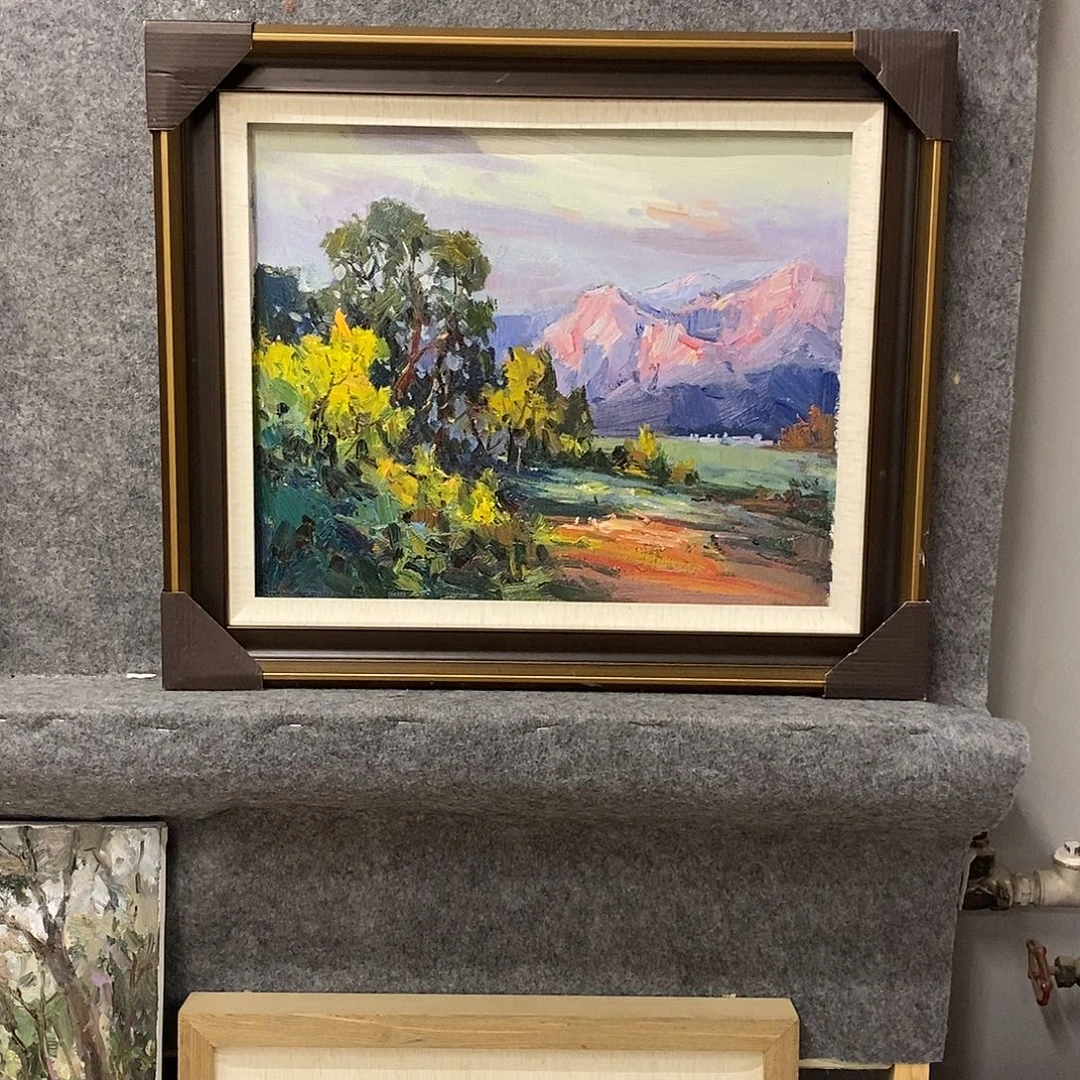 油画带外框画芯尺寸40x50cm