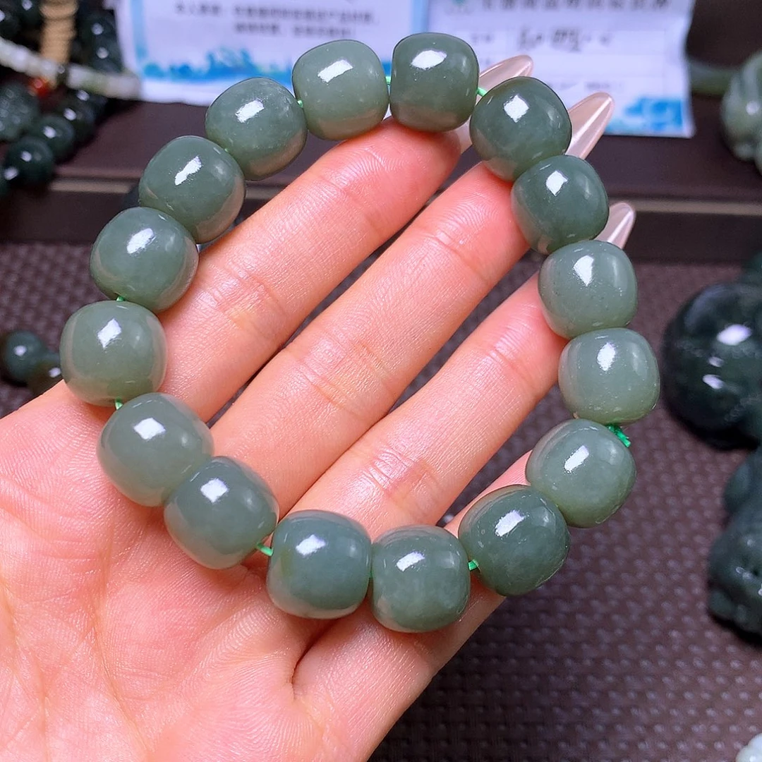 未镶嵌手串和田玉卡14