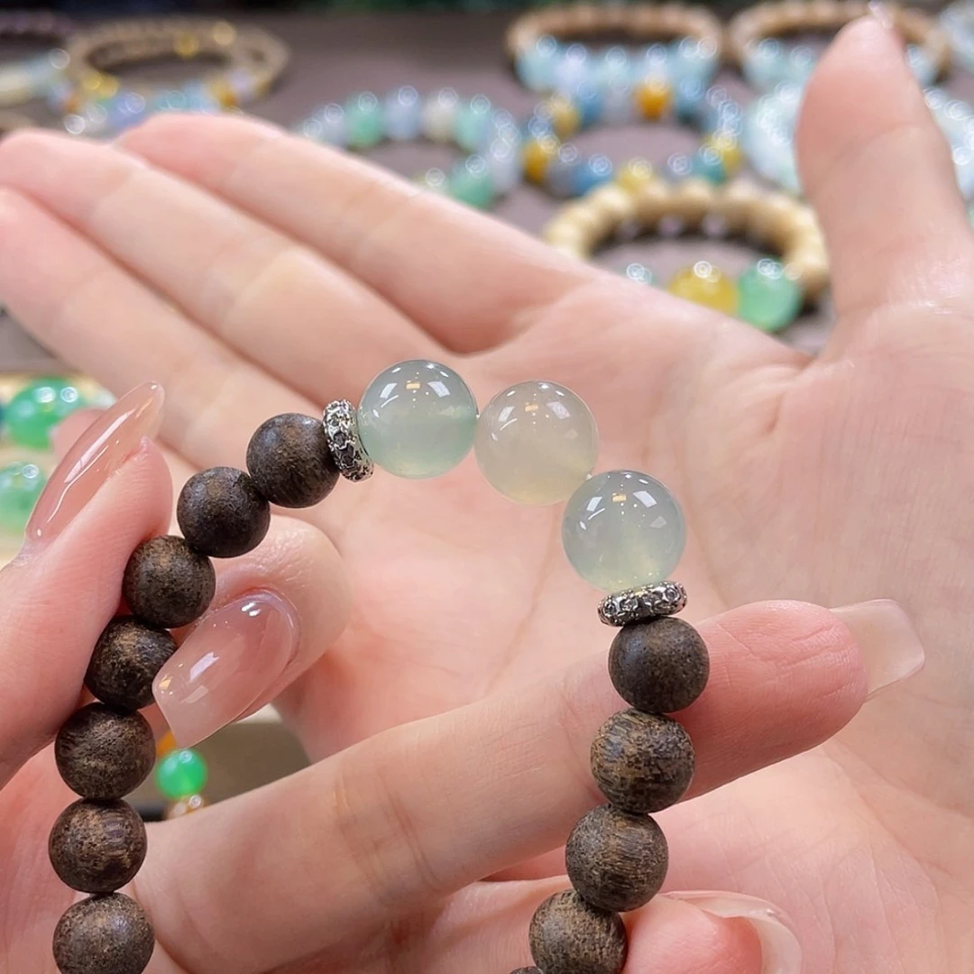 【闪购商品】未镶嵌手链翡翠清新搭配黄加绿卡10.9（打包放漏）