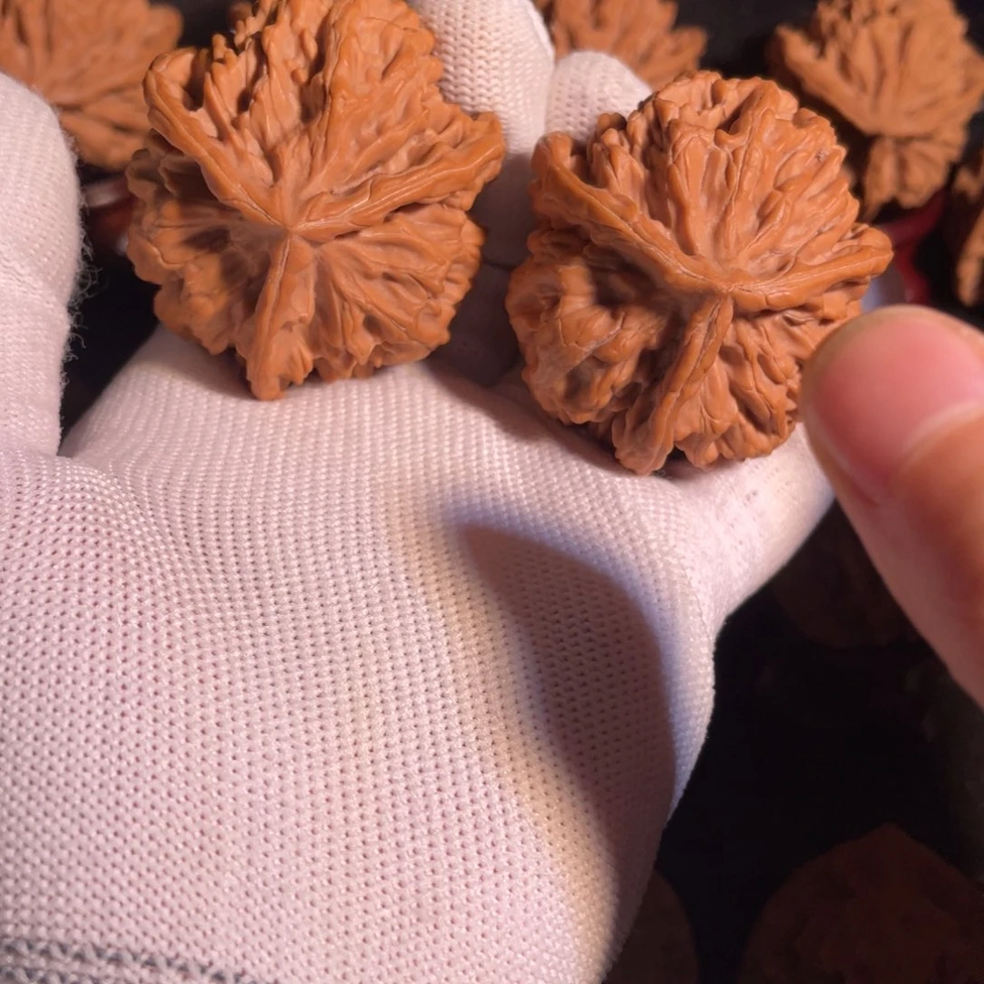 文玩核桃把件46官帽