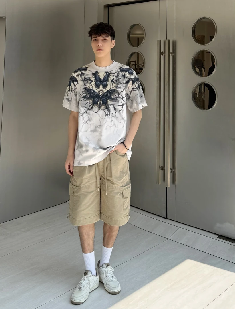 LIEKE宽松时尚百搭夏日必备短袖T恤86097