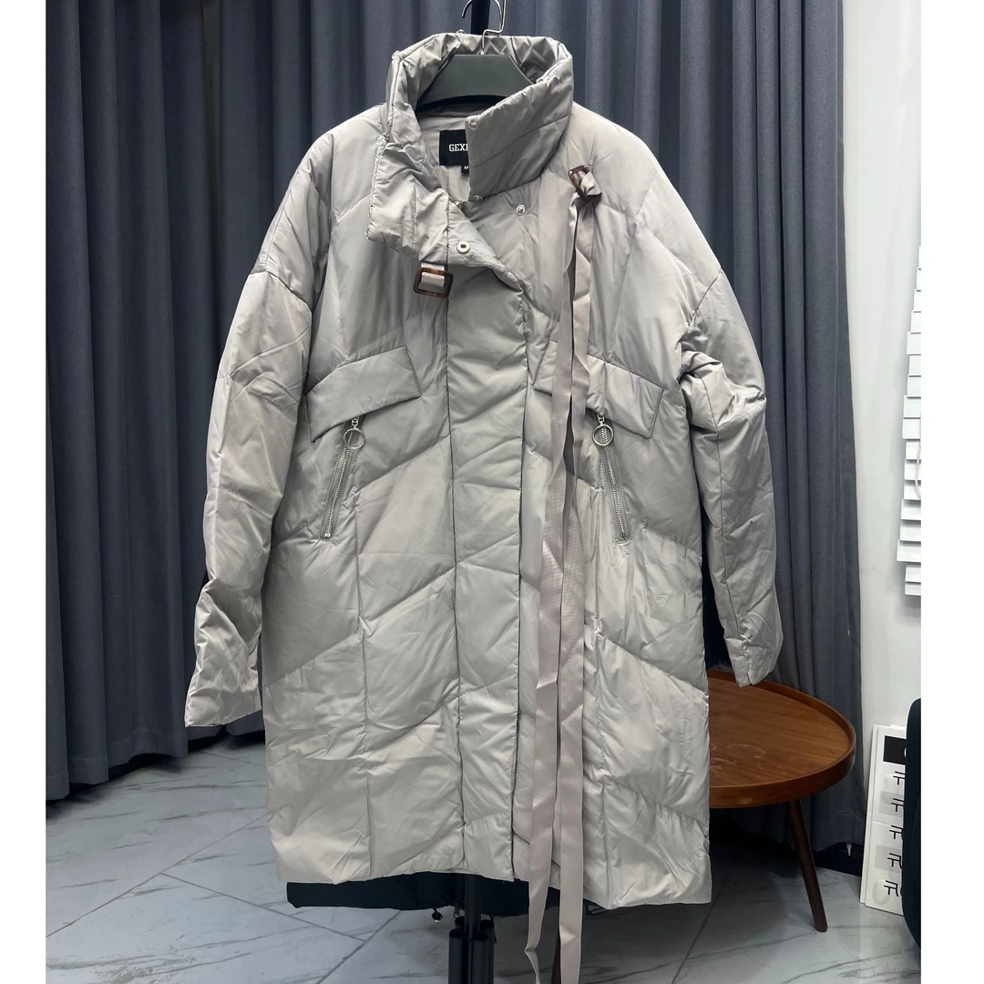 撤柜款 90白鸭绒羽绒服女士收腰冬季时尚收腰显瘦外套保暖秋冬