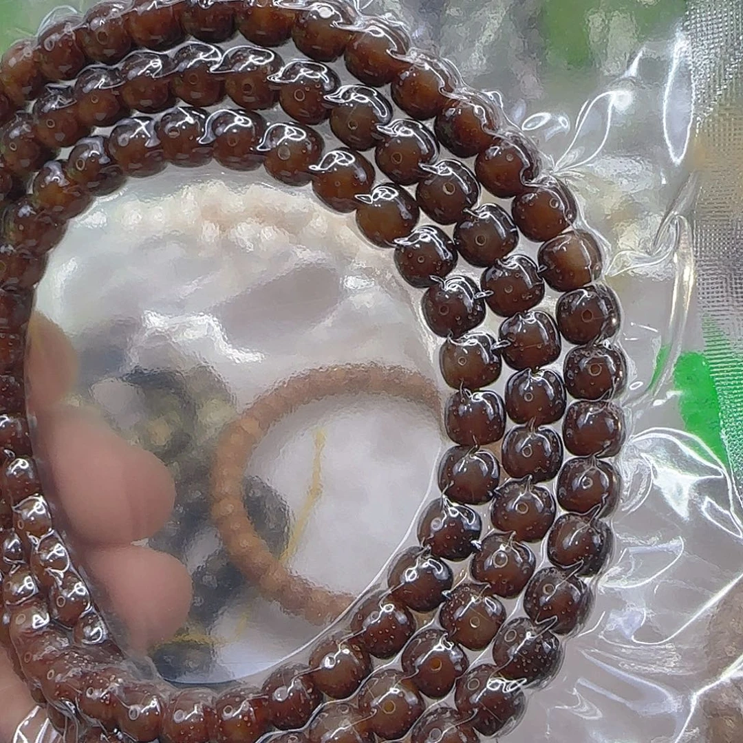 星月菩提手串97殿堂粉冰星月菩提76-108