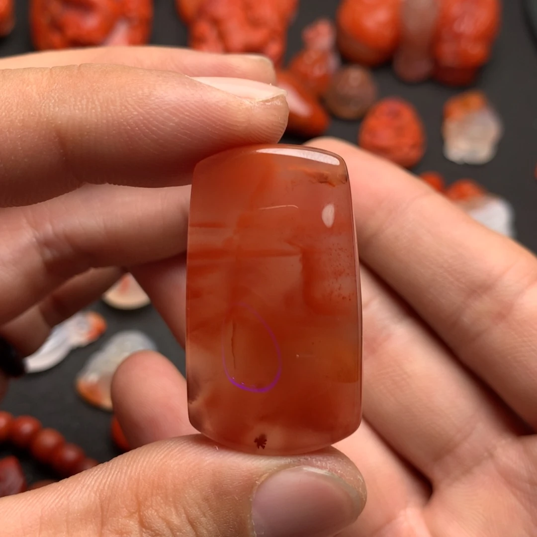 南红玛瑙珠宝奇石未镶嵌雪**痕