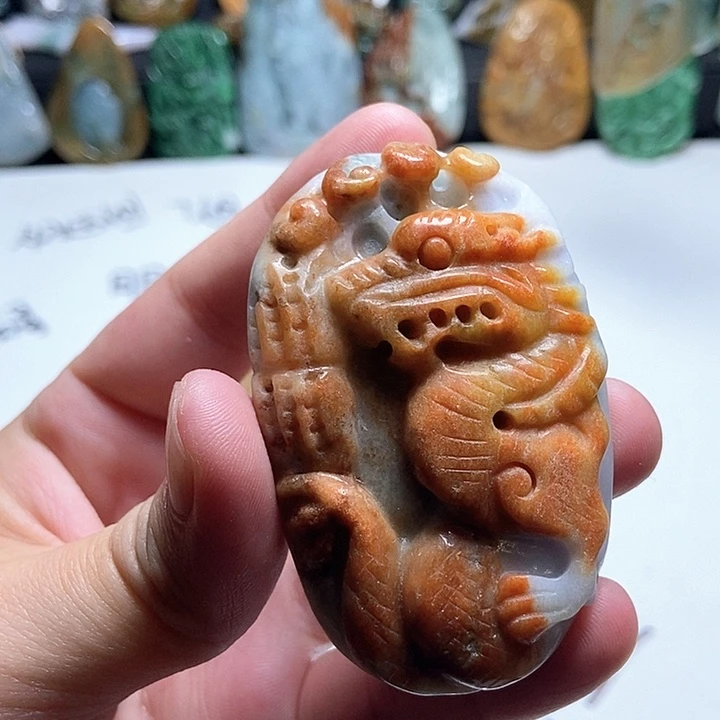 翡翠未镶嵌颈饰翡翠a货