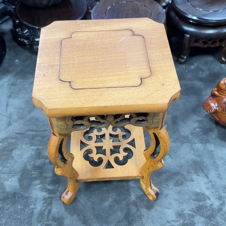 手工艺品琉璃红木工艺品底座