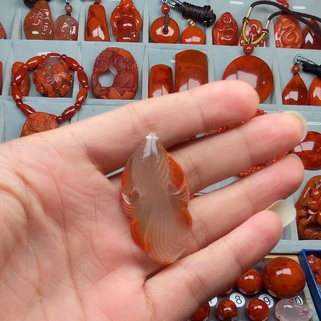 吊坠(不含链)未镶嵌南红玛瑙
