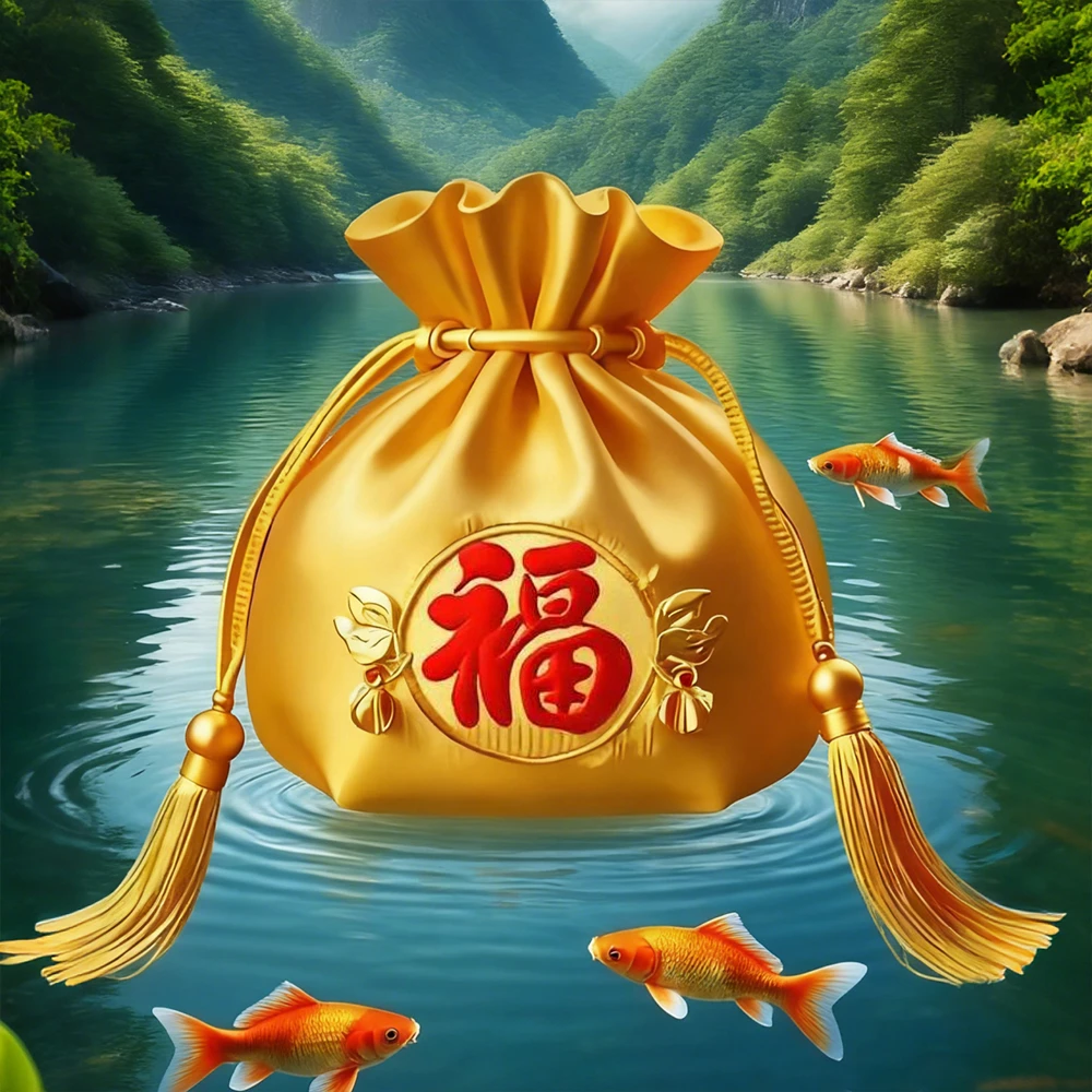 1号 泰穗 【瑞辰】 手绘 荷包挂饰