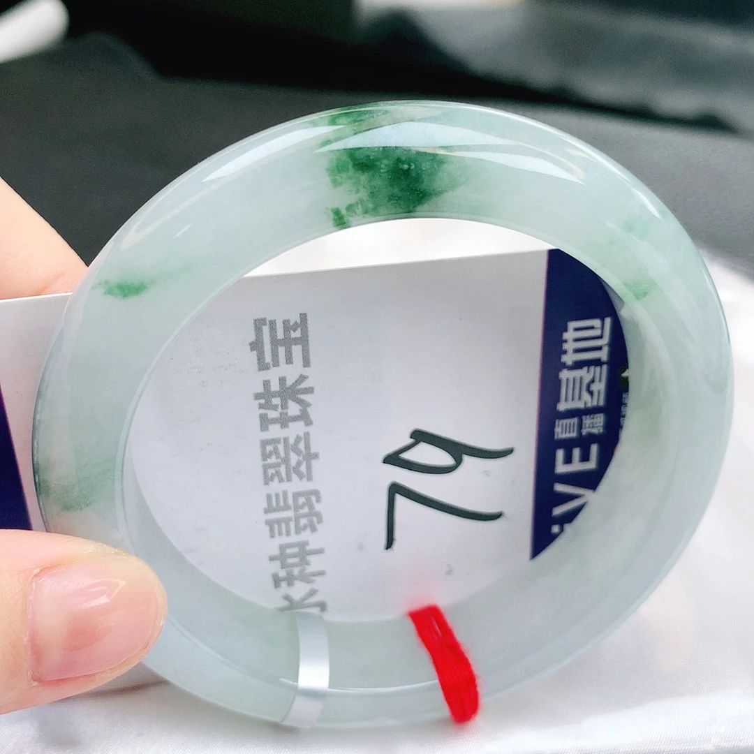 翡翠未镶嵌手镯缅甸天然a货翡翠