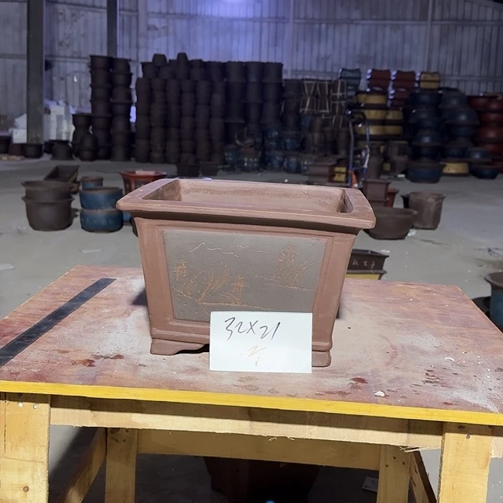 紫砂花盆手工制作30