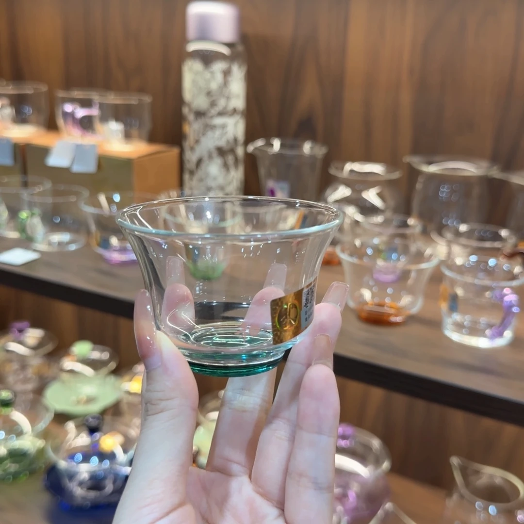 禾器清杯墨绿色。。