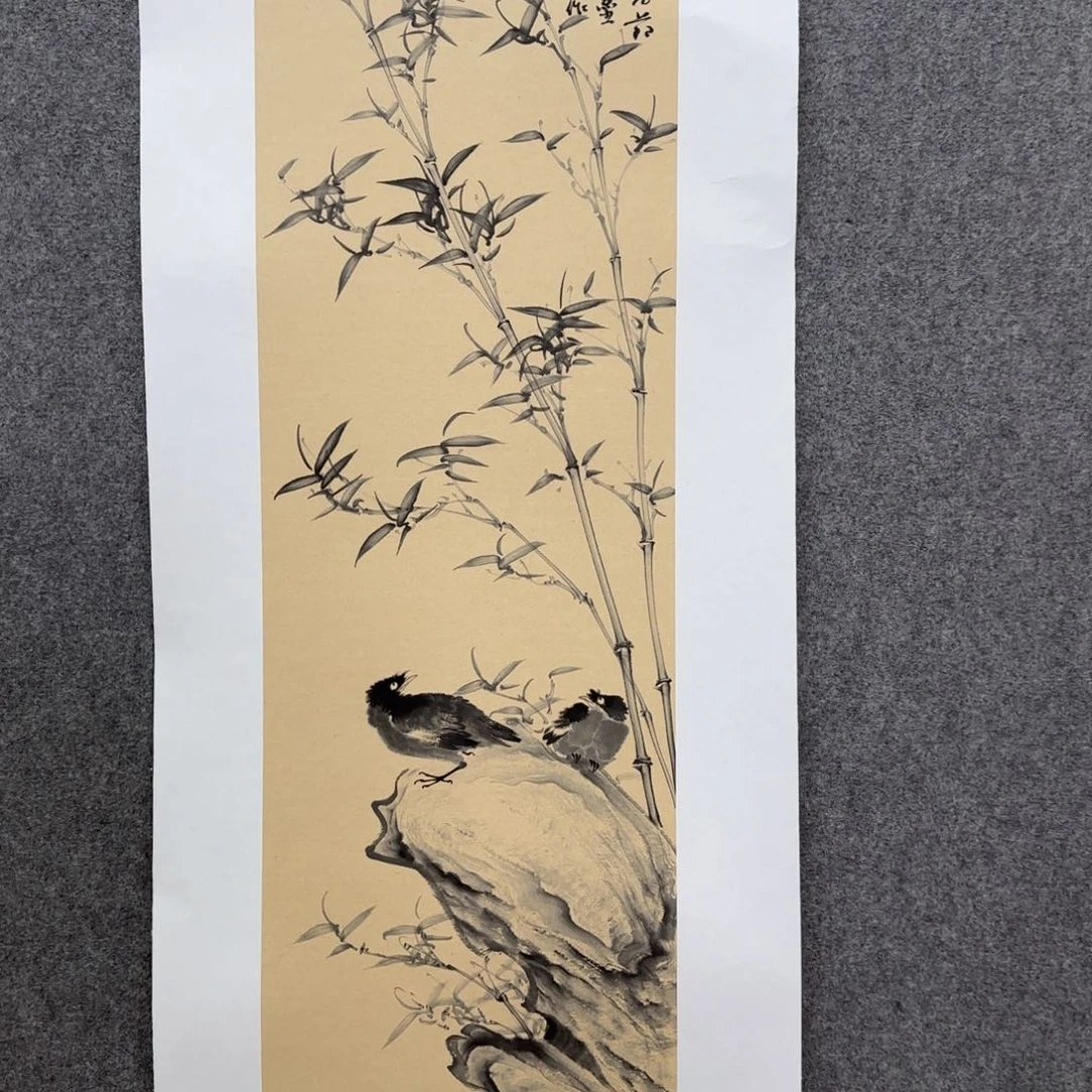 国画写竹人张小伟老师手绘作品