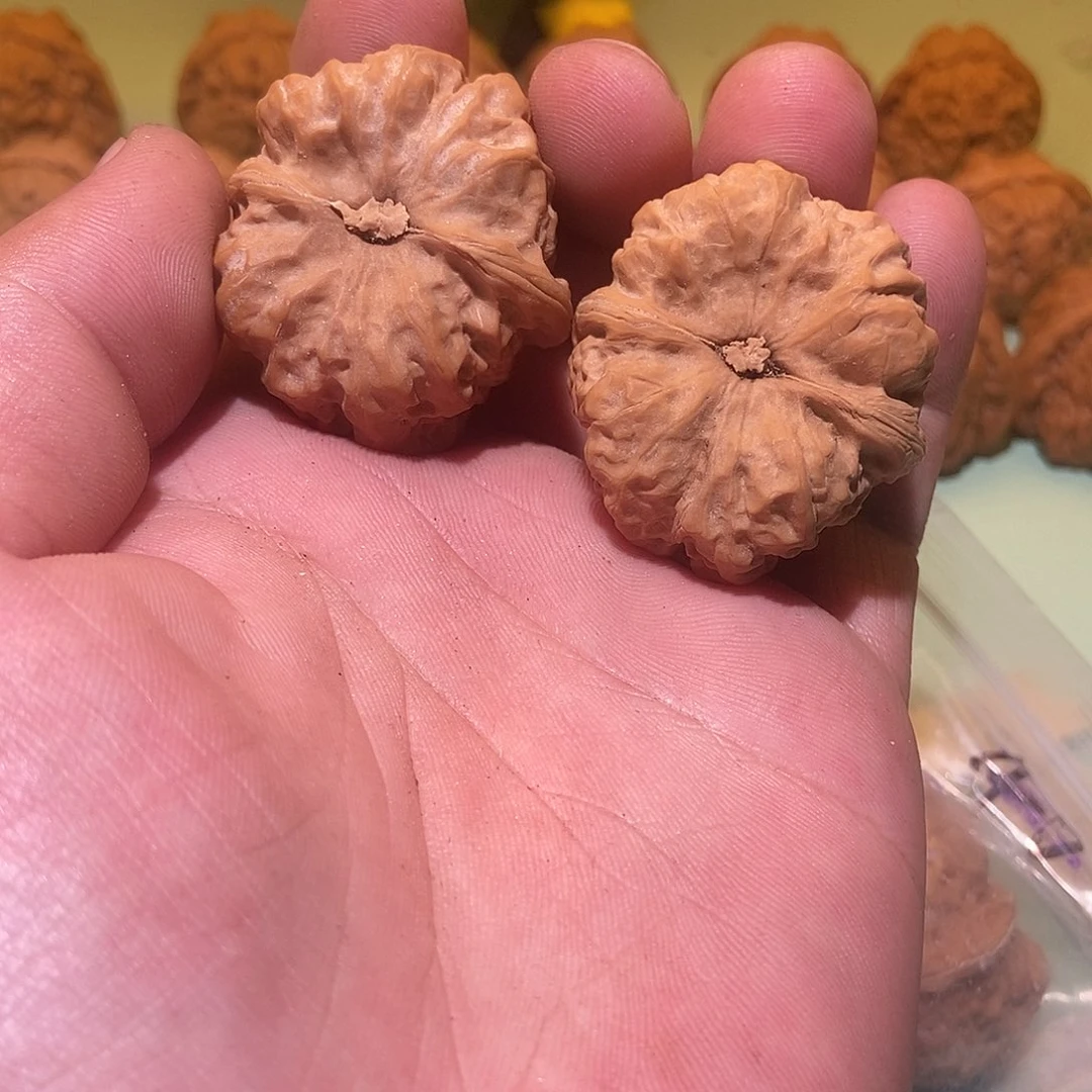 文玩核桃吊坠在*跑蛤蟆头38一对