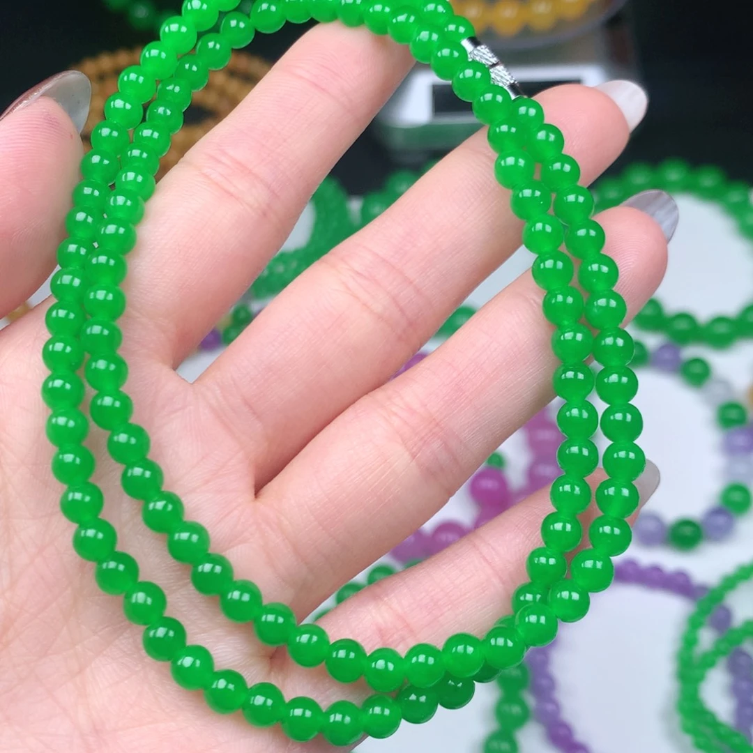 1***子一物一拍，卡5阳绿色项链