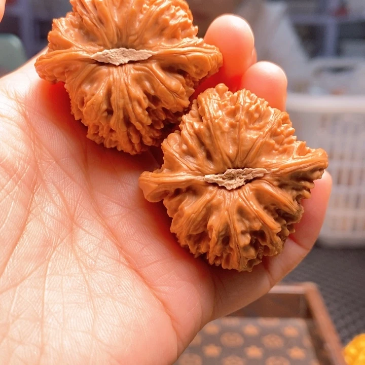 把件文玩核桃密纹42尺