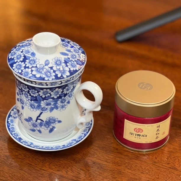 茶博府茶业原味种子茶【桂花红➕瓷器杯】