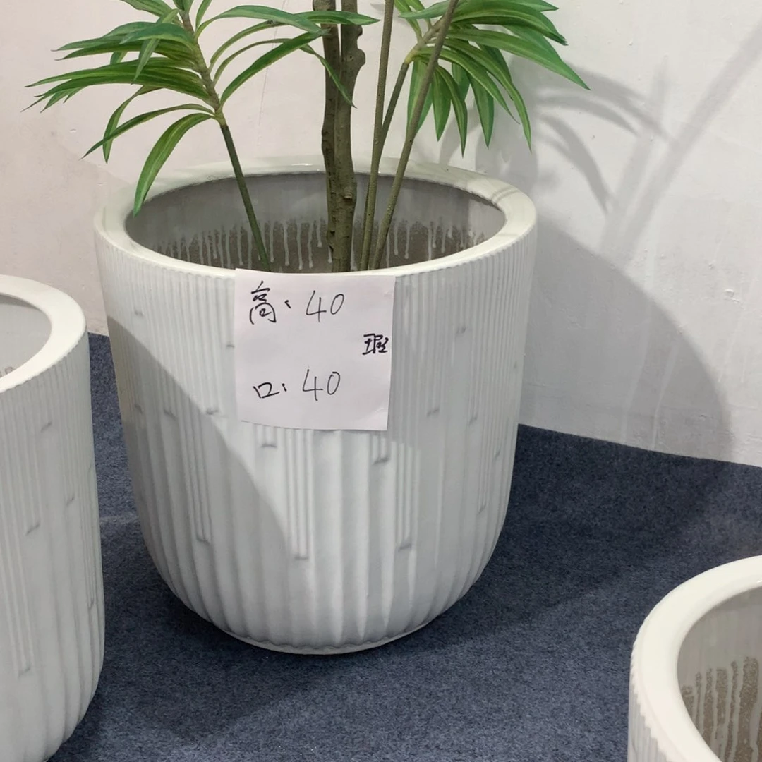 高温陶瓷花盆微瑕