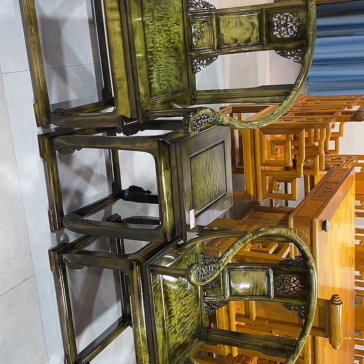 成***就楠木皇宫椅三件套