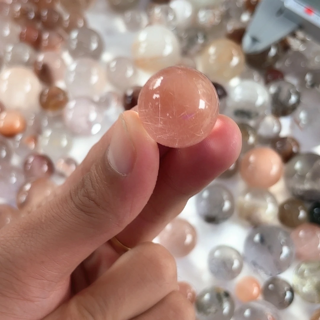 小****未镶嵌珠宝半成品水晶定制通孔不退不换