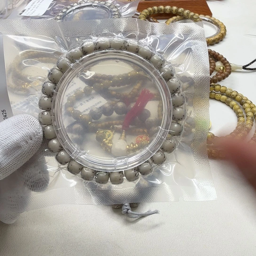 星月菩提吊坠26梵天糯冰石玉河豚8左右桶单圈