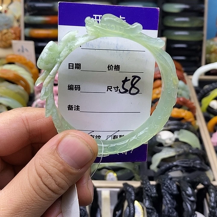 蛇纹石玉合金手镯