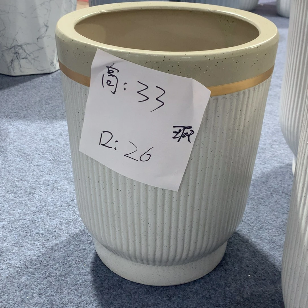 高温陶瓷花盆微瑕