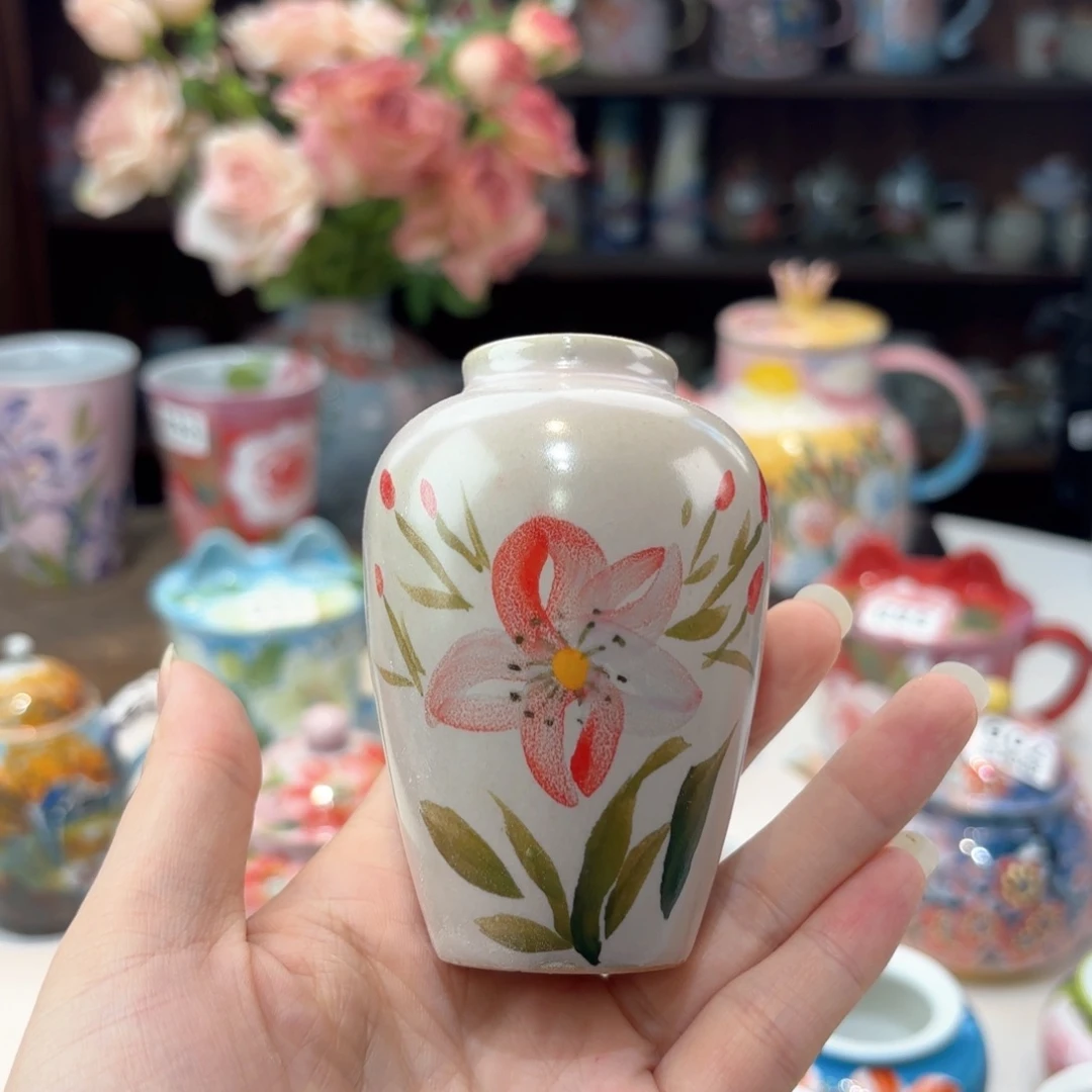 景德镇手绘高温釉下彩陶瓷茶具