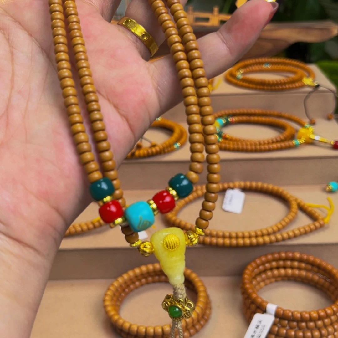 手串/手链橄榄核@@核尖满配脖挂5.0